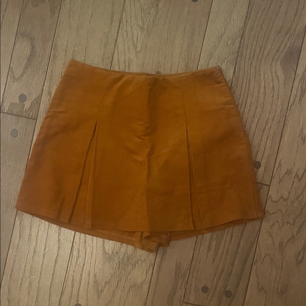 Forever 21 Orange Mini Skirt